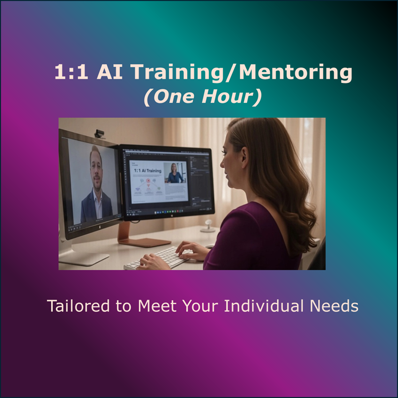 1:1 AI Training/Mentoring (One Hour) Product Image