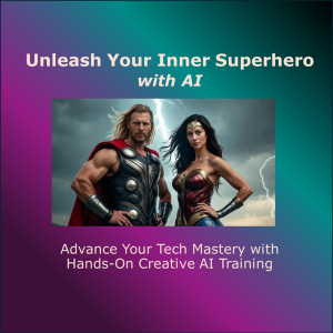 Unleash Your Inner Superhero with AI Course Image Square